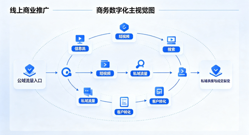 汕尾线上商业推广怎么做？全域流量闭环搭建与低成本转化实战指南